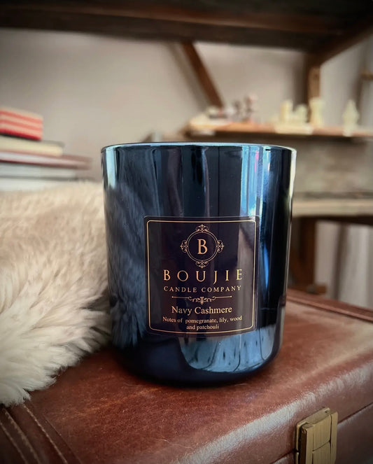 Navy Cashmere Boujie Candle