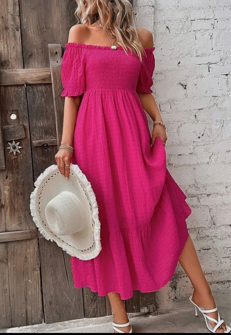 Pink Sunday dress