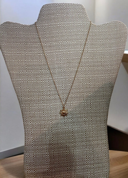 Costa 18K Gold Sun Necklace