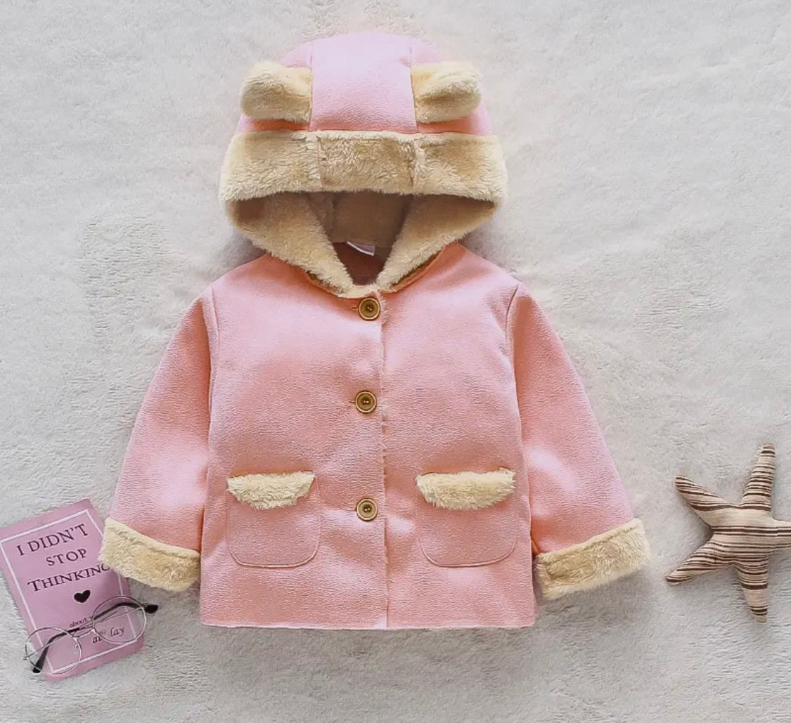 My pink teddy bear jacket