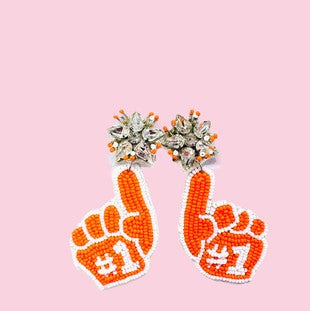 Trojan pride earrings