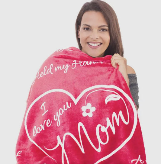 Mother Daughter Love blanket