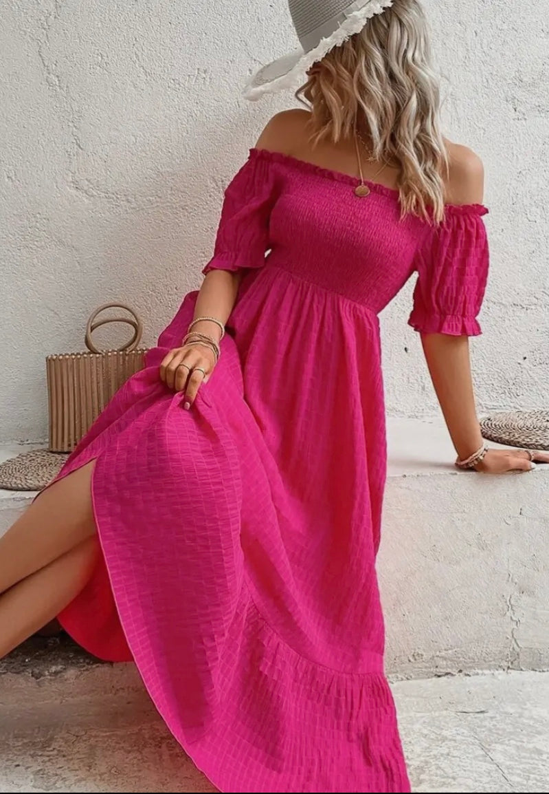 Pink Sunday dress