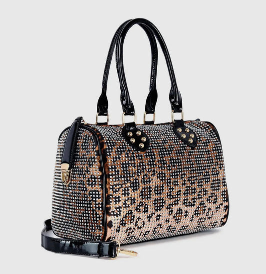 Love leopard handbag