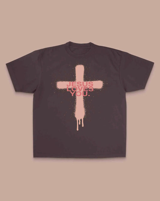 The Cross = Love Oversized Tee
