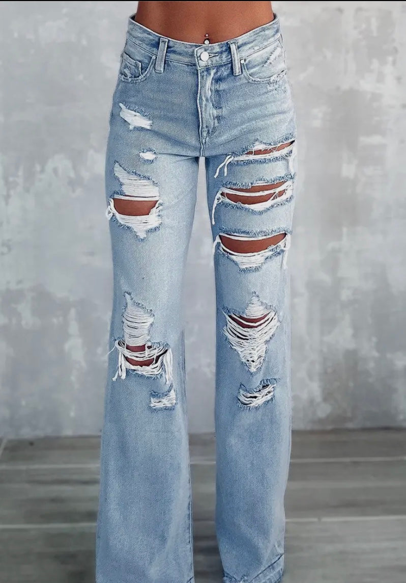 Super stretchy denim jeans