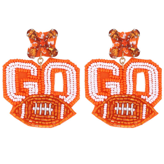 Go Trojans earrings