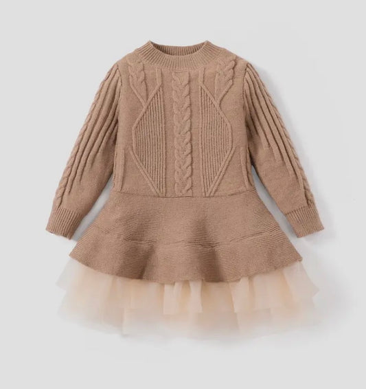 Girls sweater dress