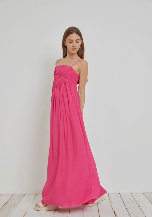 Pink passion maxi dress