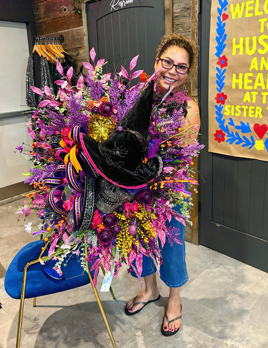 Glam Witch Wreath