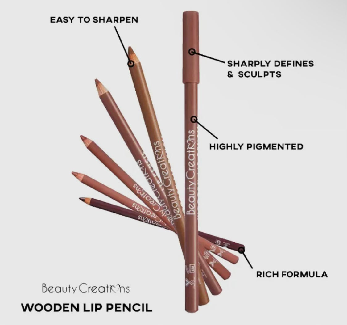 Wooden lip liner