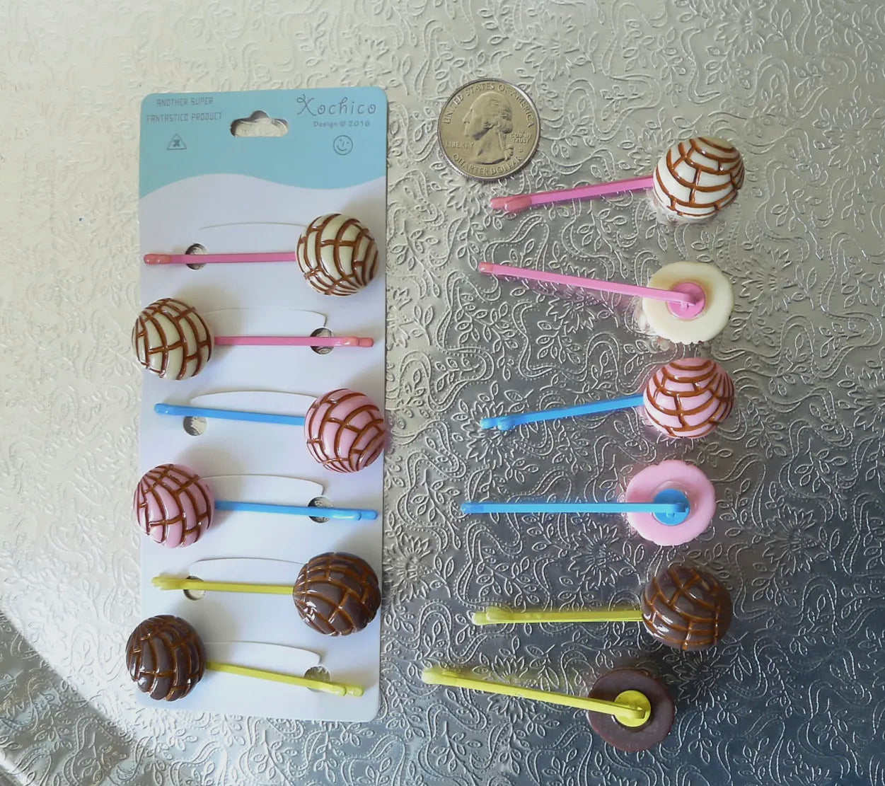 Pan dulce Bobby pins multi pack