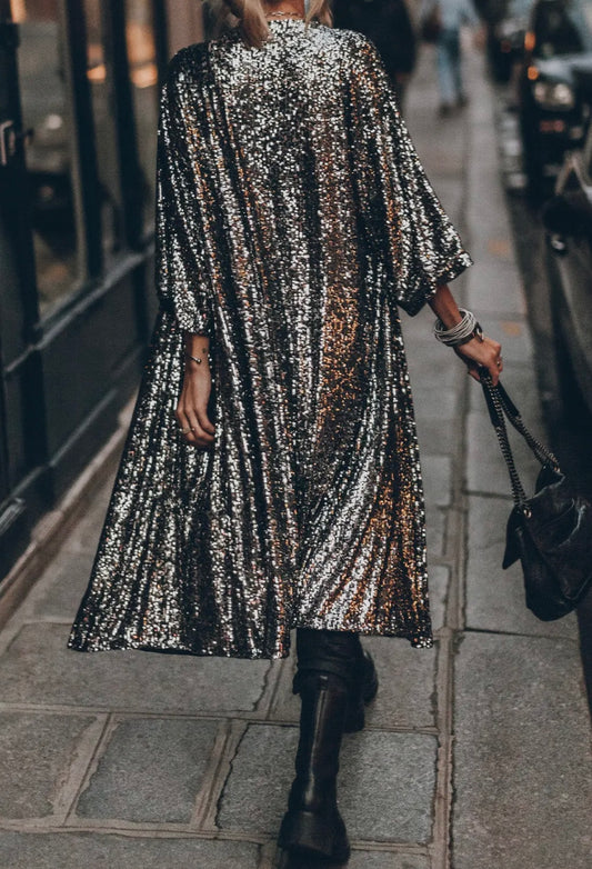 Sequin kimono