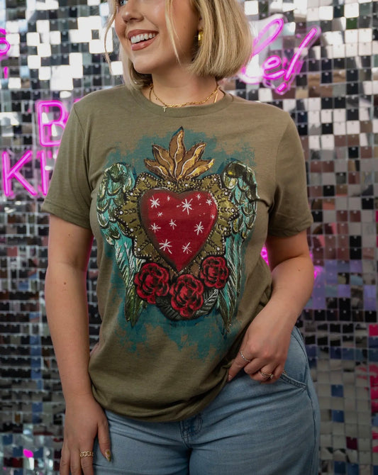 Sacred Heart Tee￼
