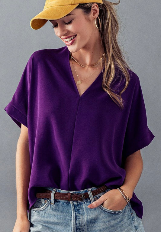 Purple urban blouse