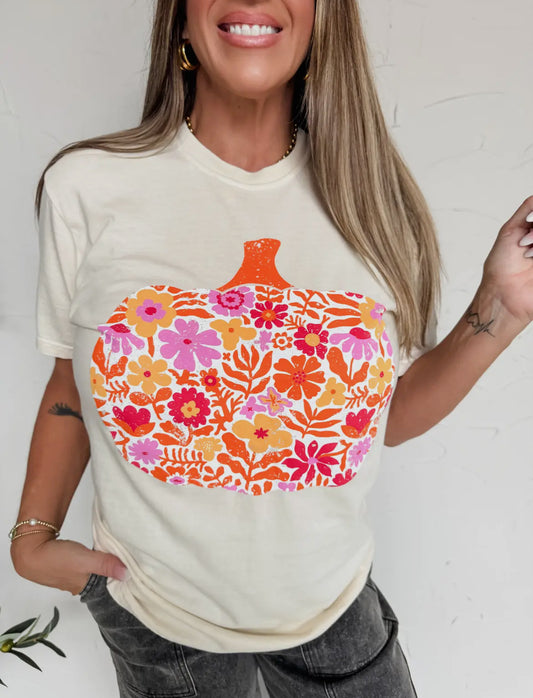 Petal Pumpkin tee