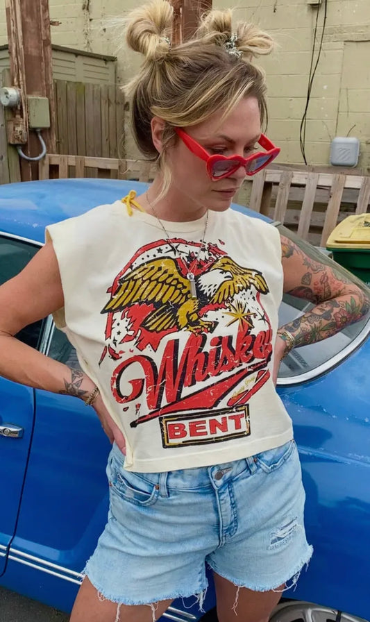 Whiskey Bent Crop Tee