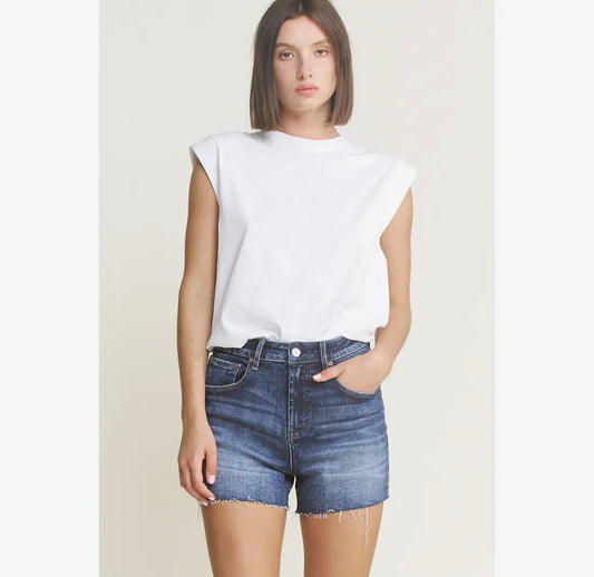 Super high rise mica shorts