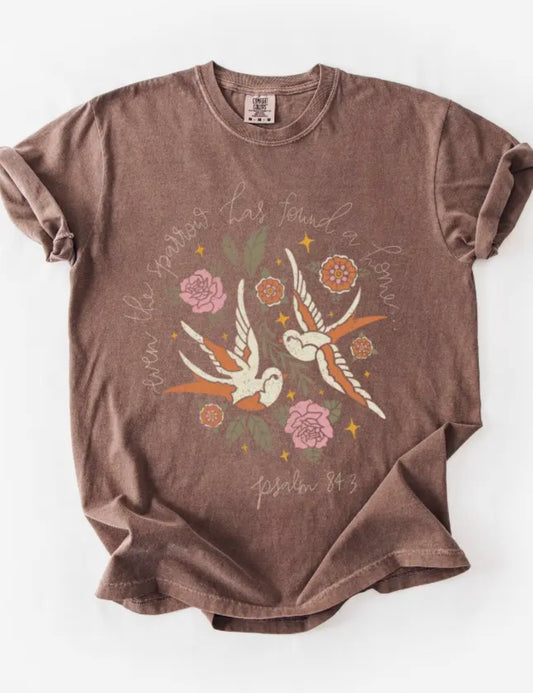 Even the sparrow tee