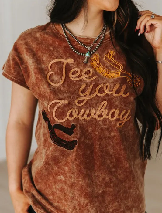 See you cowboy tee