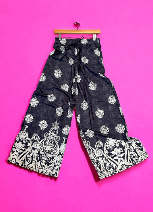 Black Bohemian High Waist Bottoms