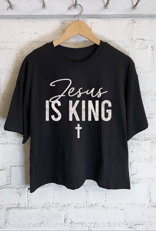 Jesus is king crop