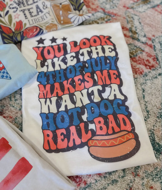 Hot dog real bad shirt