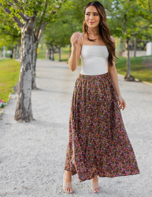 Lovely floral maxi skirt