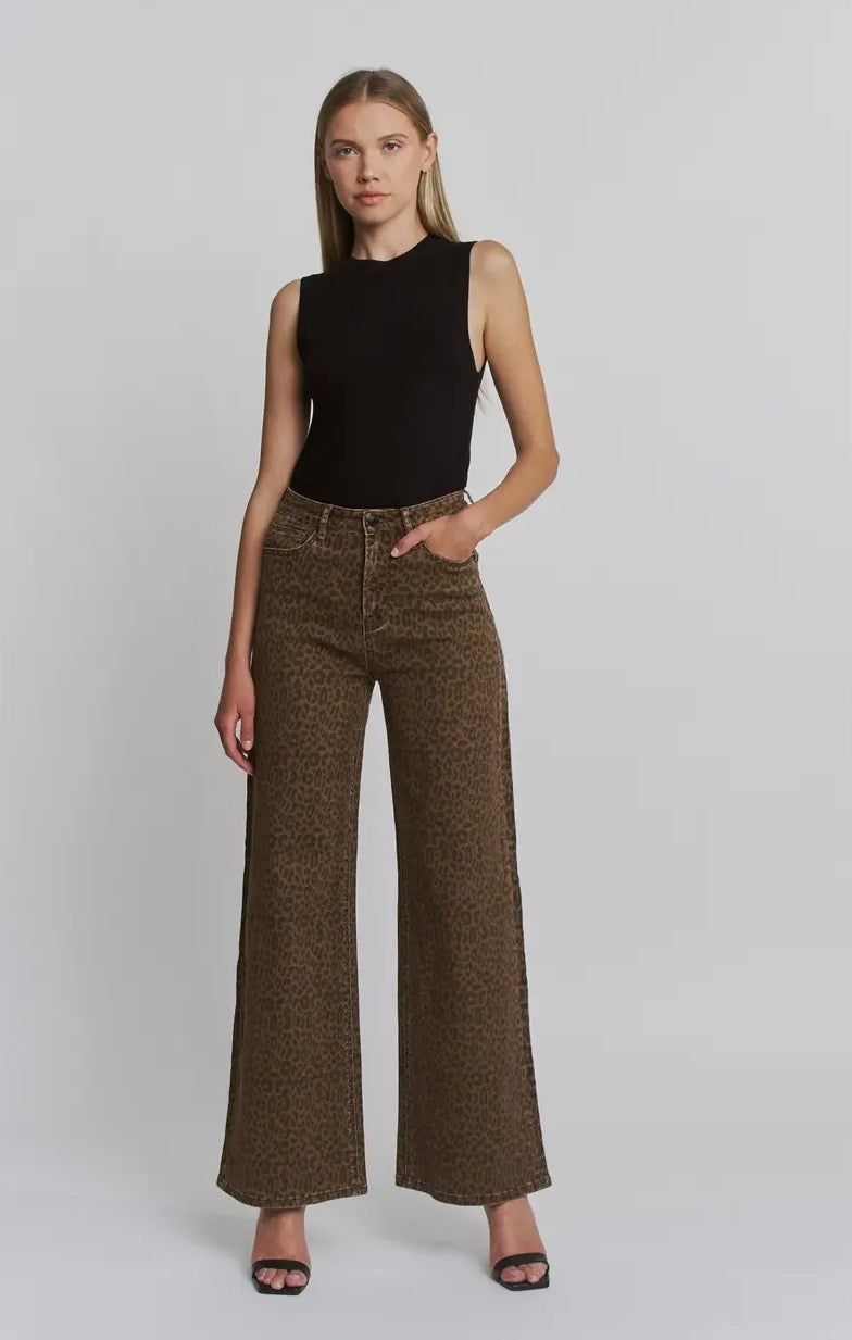 Cheetah mica jeans