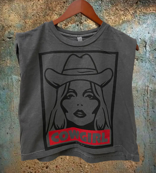 Cowgirl 90’s box crop