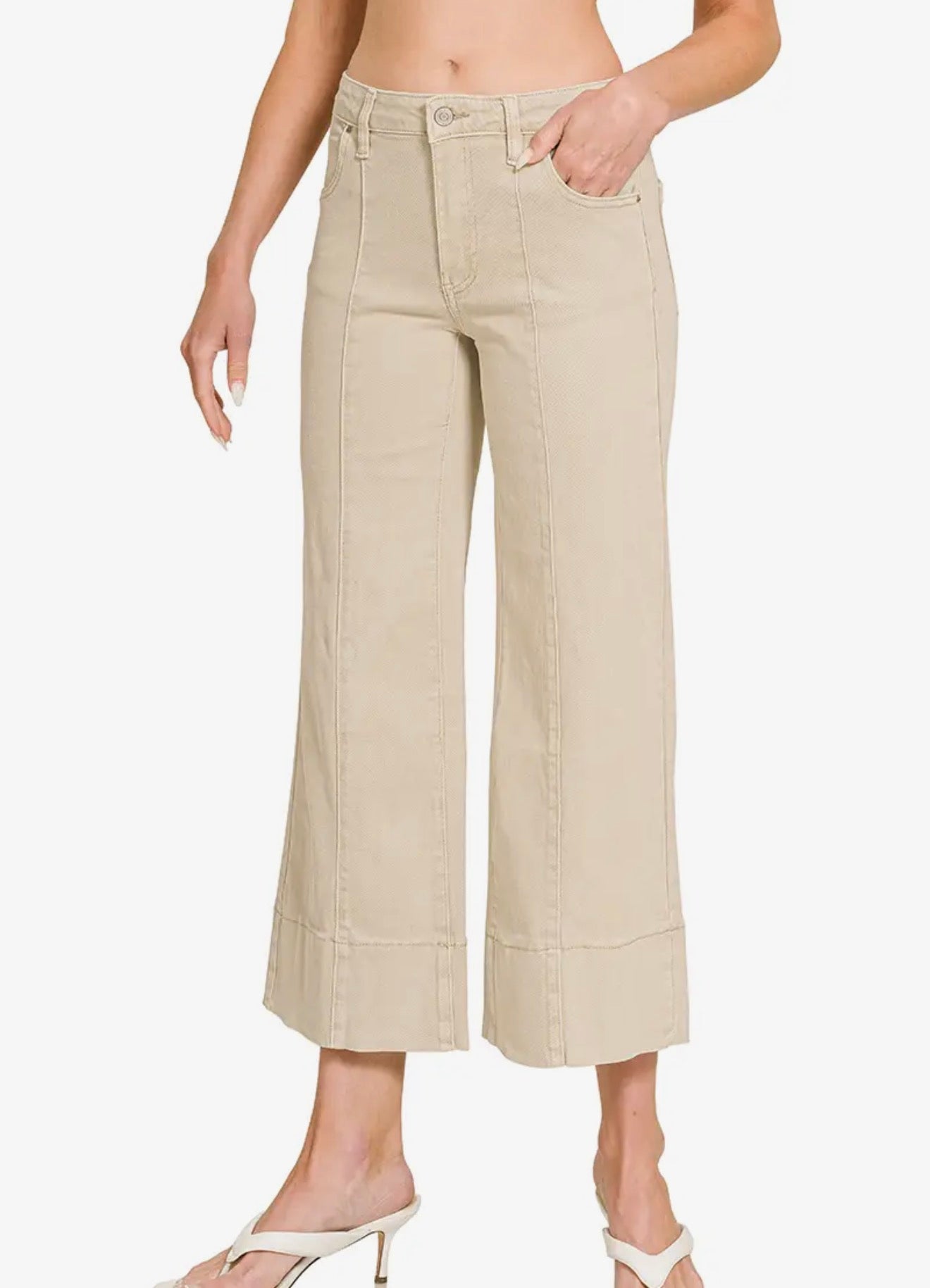 Zenana wide legged crop