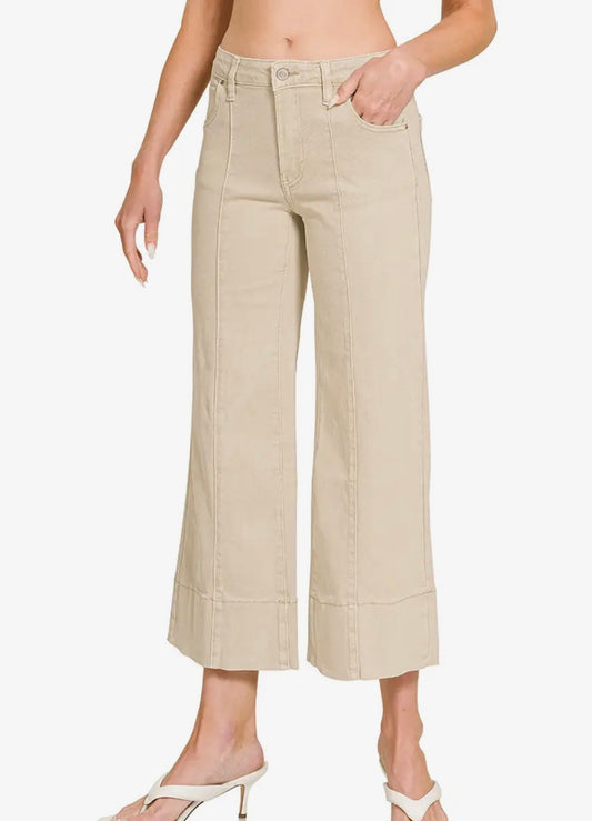 Zenana wide legged crop