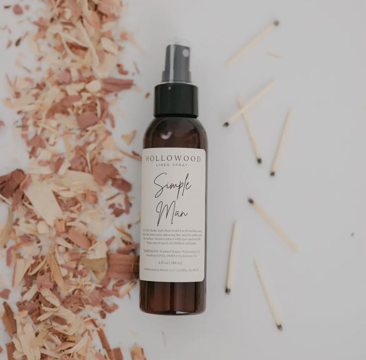 Simple man linen spray