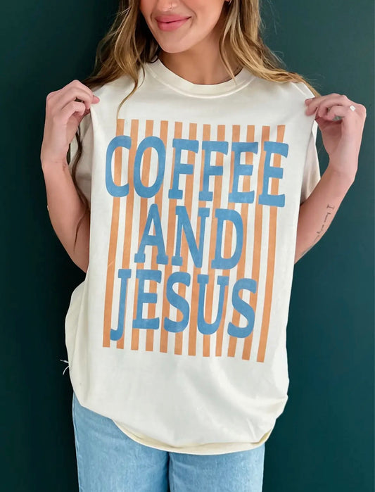Coffee and Jesus tee