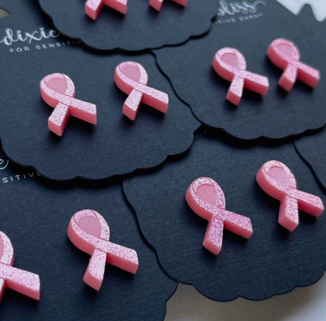 Breast Cancer Awareness Studs