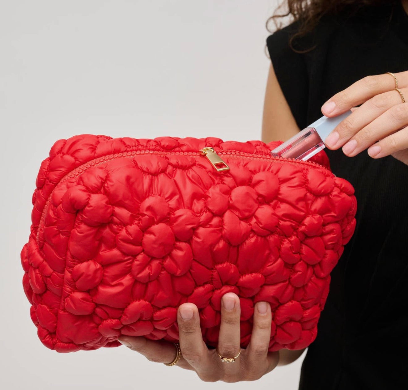 Flora pop cosmetic bag