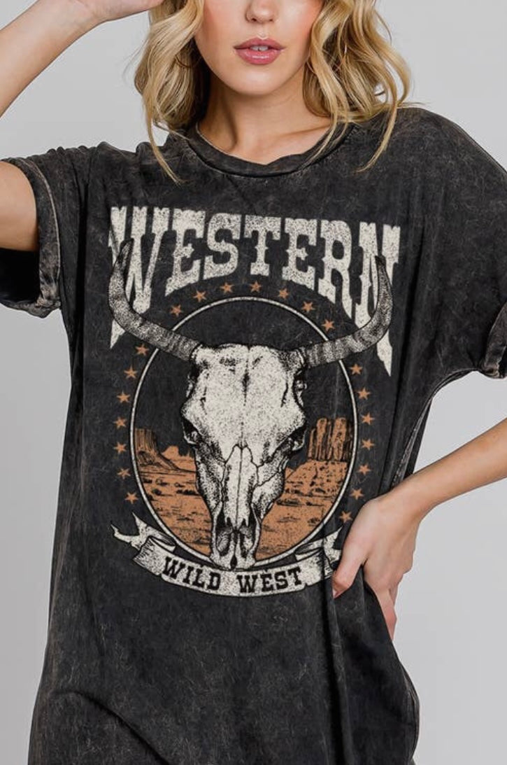 Wild West graphic dress