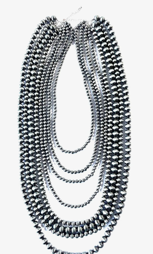 8 layered Navajo pearls