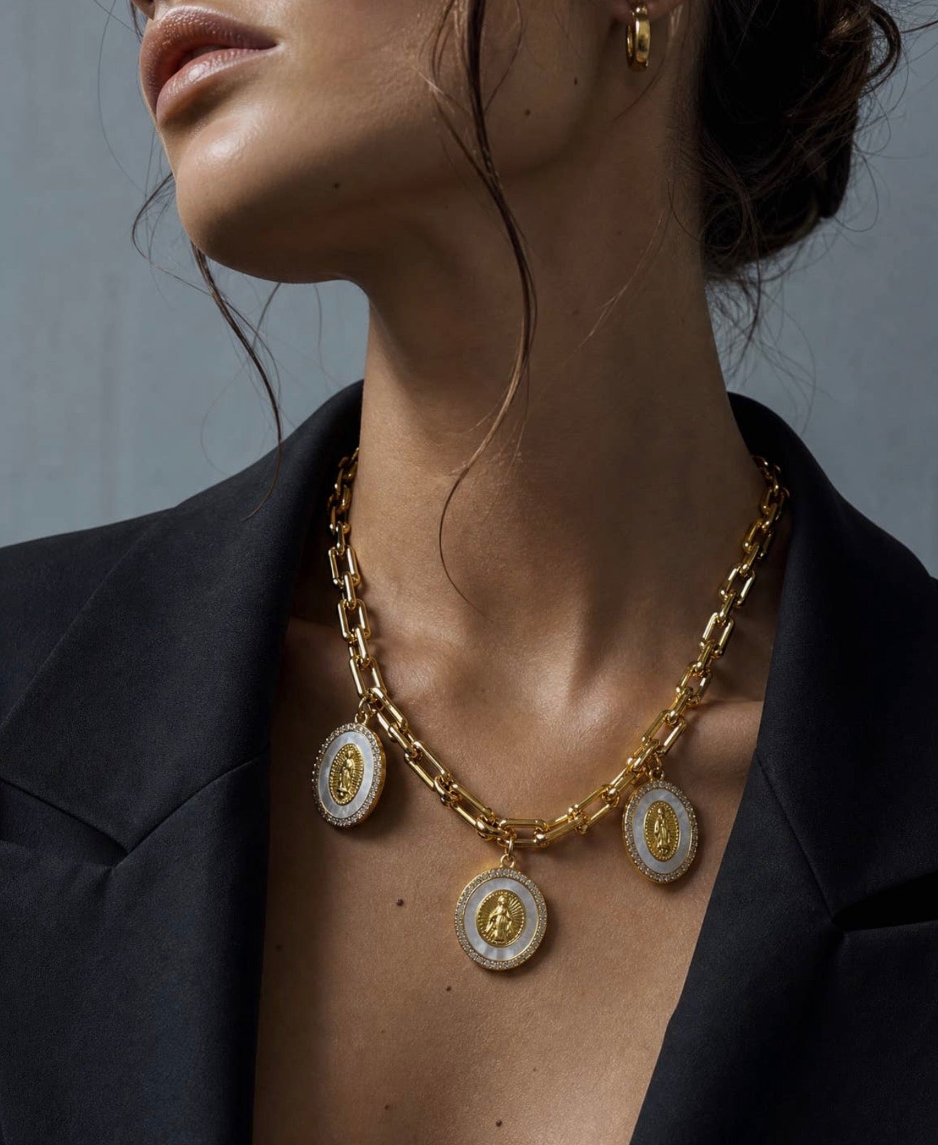 Miraculous medal necklace