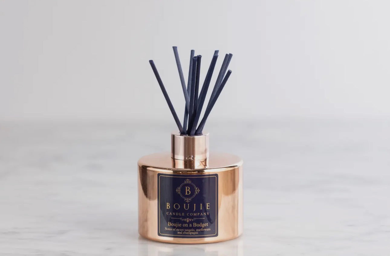 Boujie on a budget candle or read diffuser