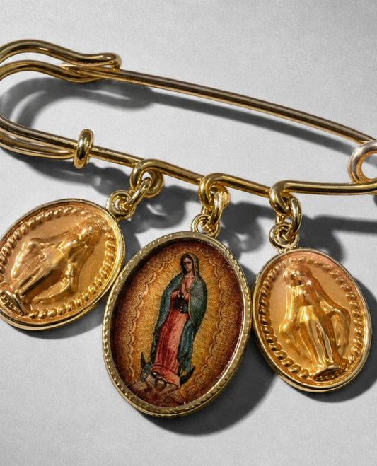 Guadalupe brooch