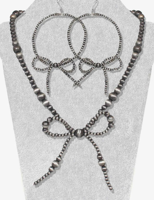 Ribbon Navajo pearl set
