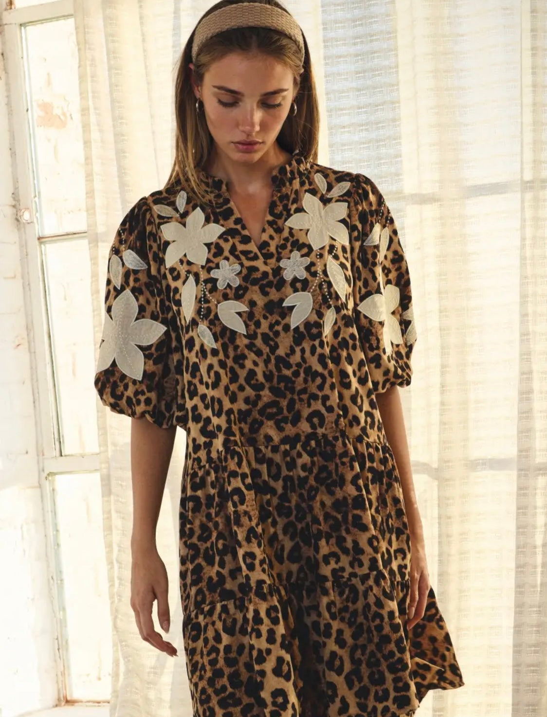 Wildflower Leopard Dress