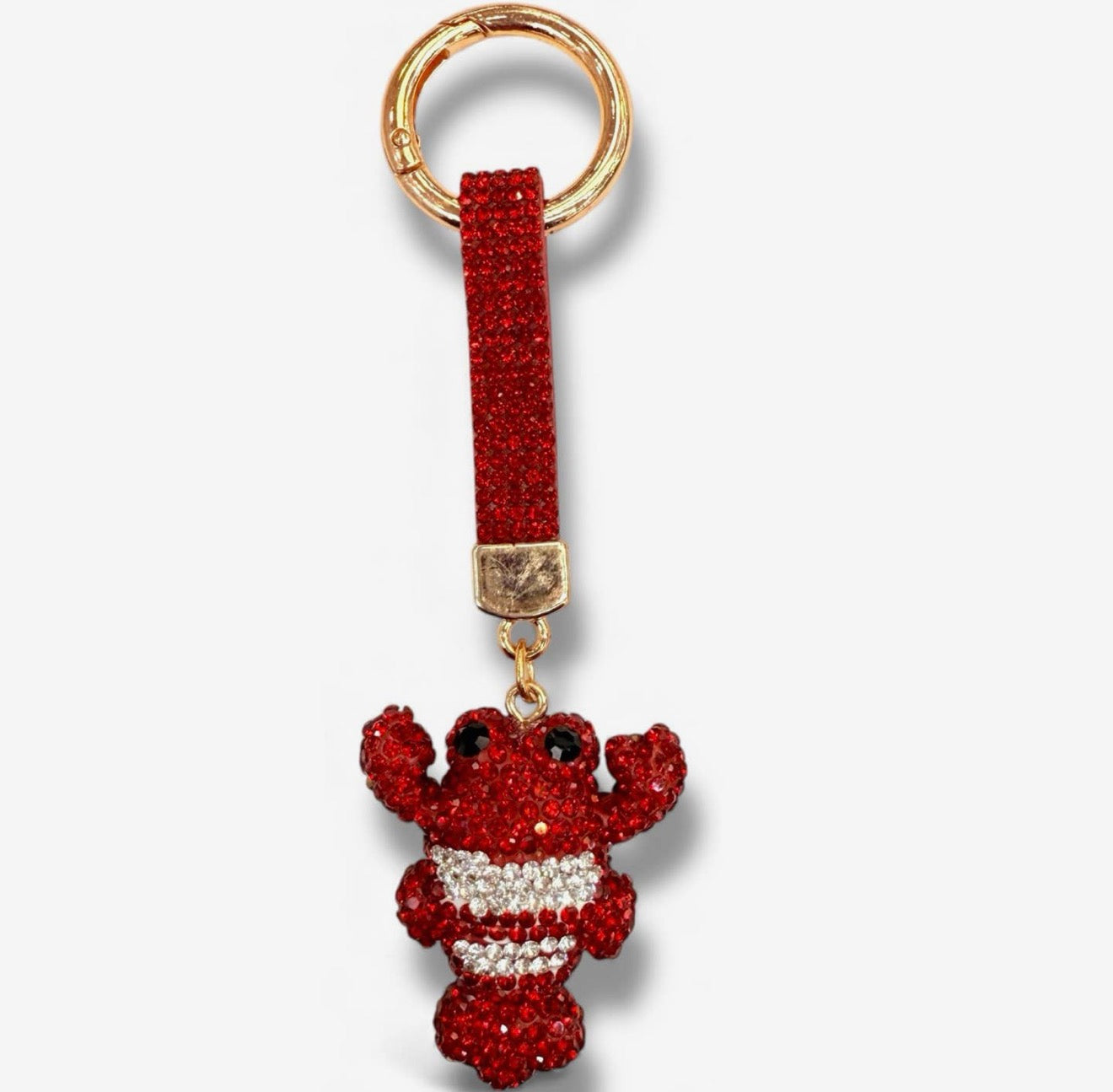 Stone lobster bag charm