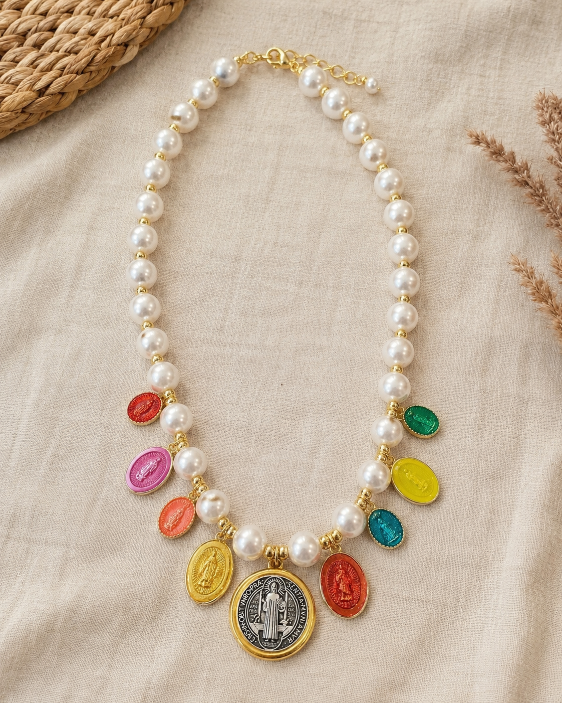 Colorful Blessings Pearl Necklace