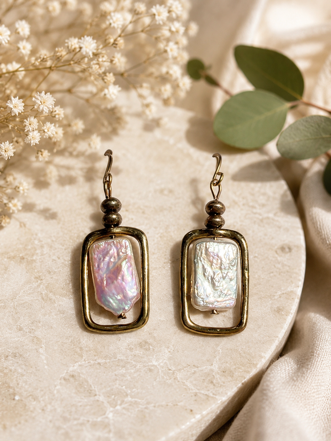 Blushing Pearl Earrings