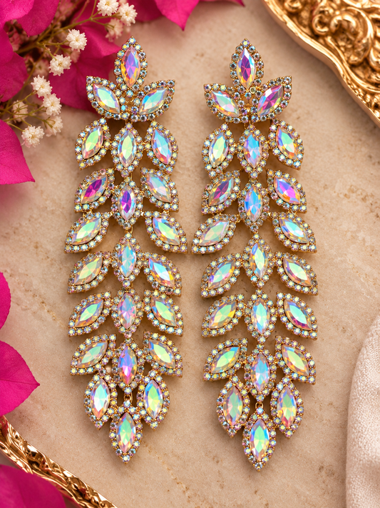 Crystal Cascade Earrings