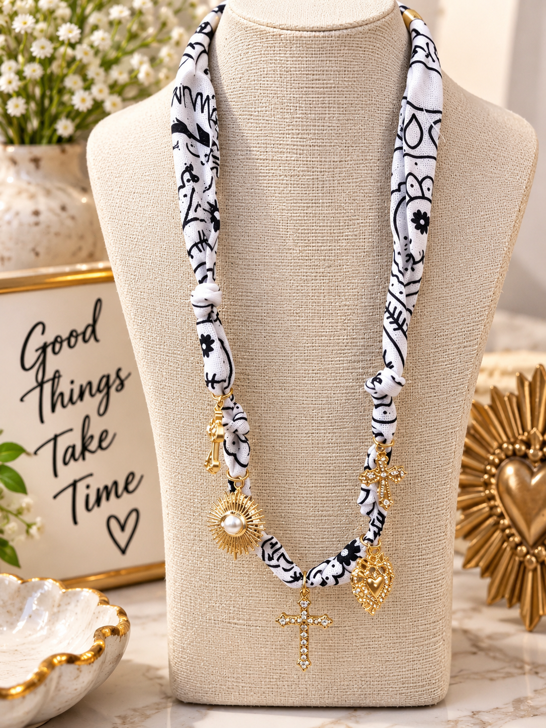 Faith & Grace Charm Necklace
