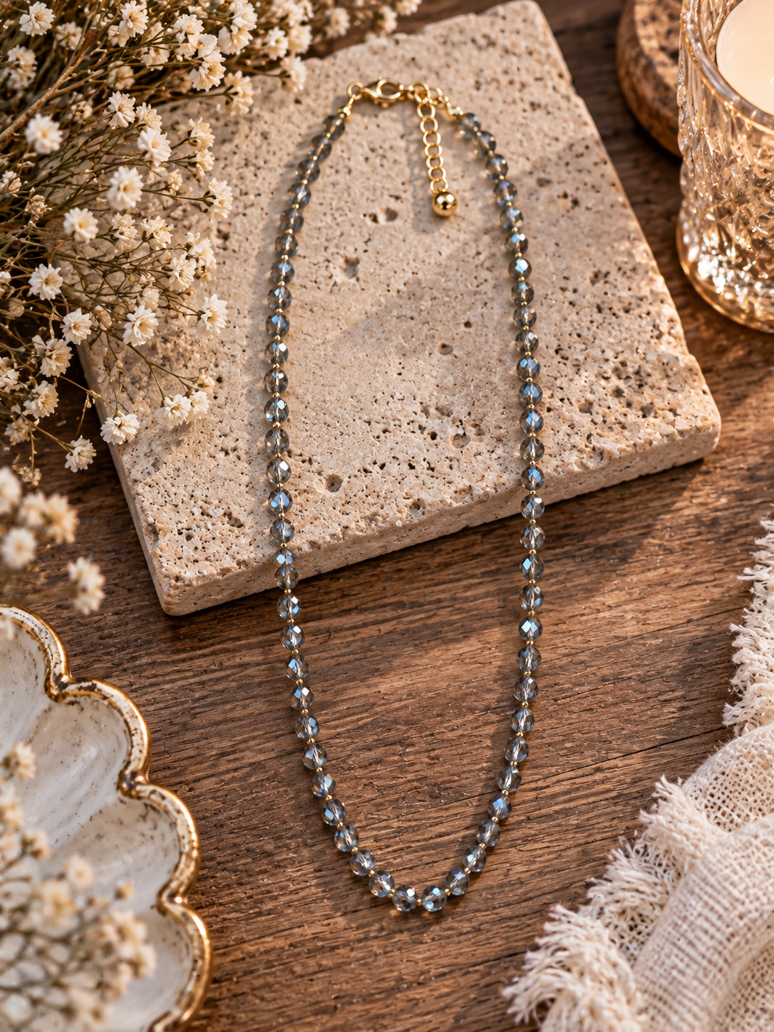 Smoky Stardust Necklace