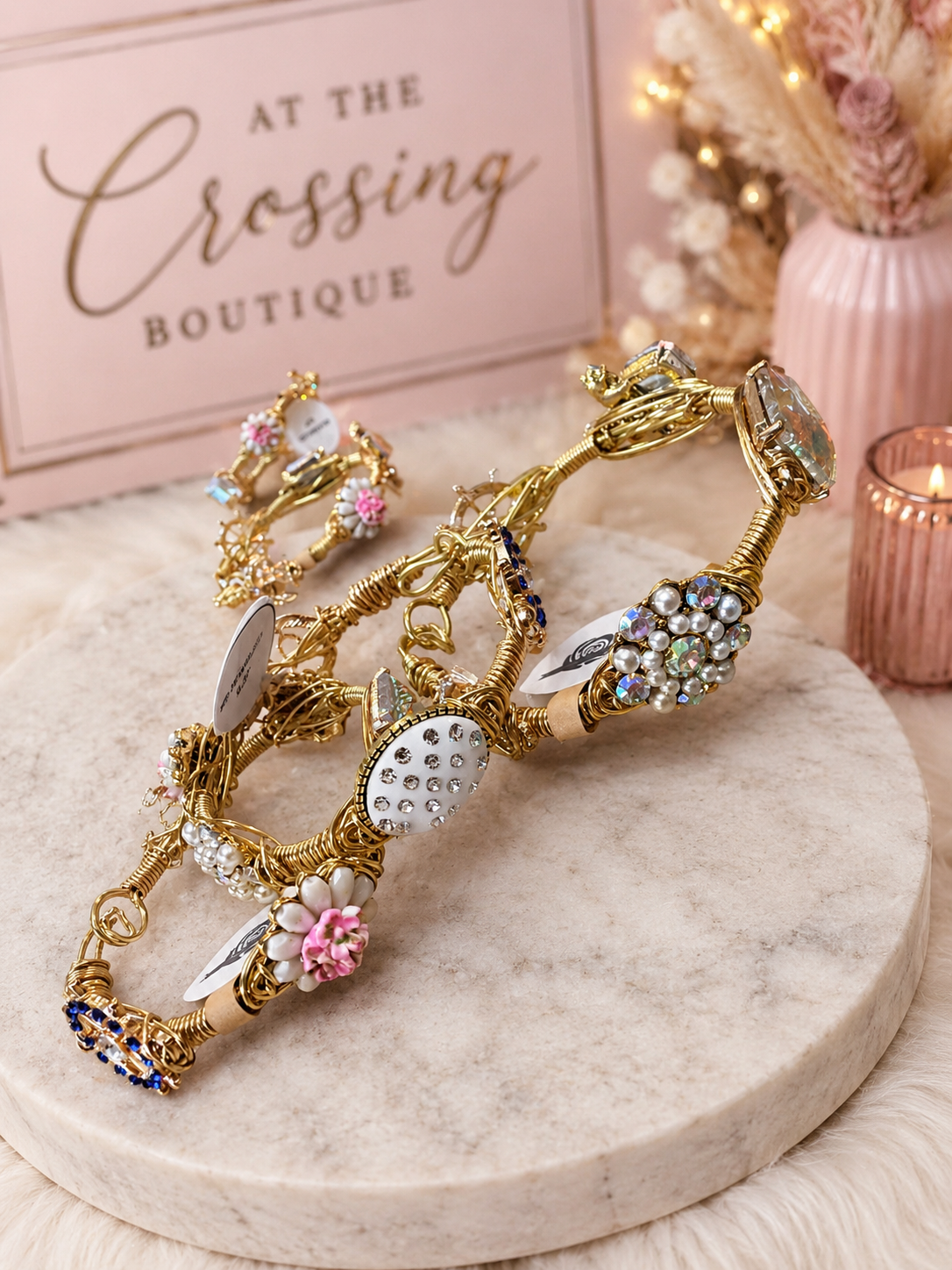 Bejeweled Bangles